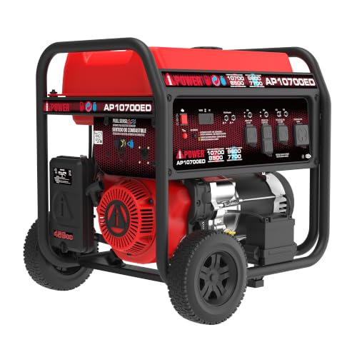 A-iPower 10700W Electric Start Portable Generator Gas Propane, CO Sensor