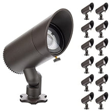 WAC Landscape Lighting, LED 12V Basic Accent Light 6W with Adjustable Beam Angle 2700K in Bronze (Pack of 12)