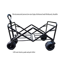 Portable Beach Wagon Heavy Duty Foldable Garden Cart Garden Trolley Folding Wagon Pull Wagon Hand Cart Folding Cart Wagon Truck Wheelbarrow