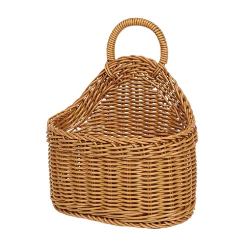 Whoasyst Handwoven Wall Hanging Planter Basket Breathable Planter Home Decoration for Indoor Outdoor Use Indoor Outdoor Hanging Flower Basket