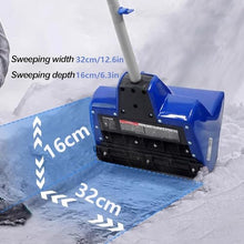 12Inch Snow Shovel, Cordless Electric Snow Shovel with 6in Depth, 26FT Throw Distance, Snow Blower Shovel for Patio Driveway Walkways, 9lbs,OneBattery