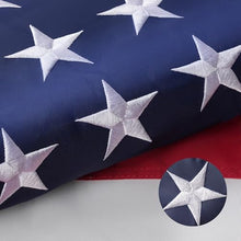 EMBROID Large American flag for outside 15x25 Ft Embroidered Brass Grommets