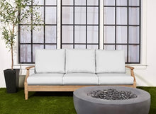 Sorra Home Sunbrella Outdoor Deep Seating Sofa Set Cushion, Tan 18 Pound