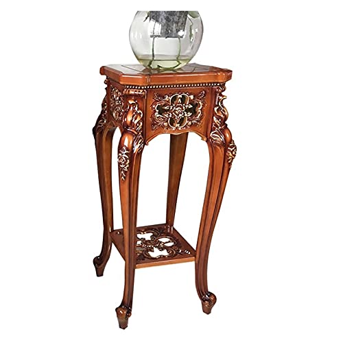 Wooden Plant Display Stand Flower Stand Living Room Fish Tank Stand Indoor Floor-to-Ceiling Balcony Wood Flower Pot Stand Garden Plant Stand Display Stand (Size : Large) ()
