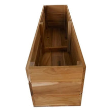 Diamond Tropical Hardwoods Window Box Teak Planter, 36" x 12" x 12"