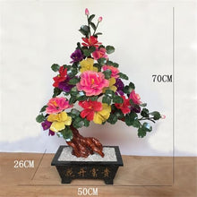 YXIANG56Q Fake Plants Artificial House Plants Chinese Handicrafts Fake Plant for Home Office Decor Desktop Display Bonsai Tree