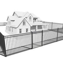 Fencer Wire 100FT Heavy Duty Flat Top Fence Barrier Kit Black