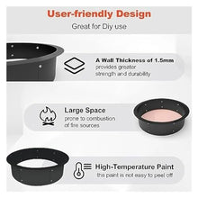 Fire Pit Ring Liner, 40" Outer Diameter/36 Inner Diameter,Firepit