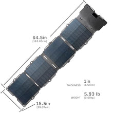 Dark Energy Spectre Folding 56W Solar Panel | USB-C and USB-C Output for Charging | Ultra-Durable, IPX7 Waterproof, Chainable Design, Off the Grid Solar Powerhouse