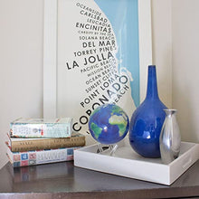 MOVA 8.5" Natural Earth Globe Blue Various Shades