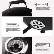 Outdoor Charcoal Barbecue Stove,Large Round Thickened Charcoal Barbecue Rack Full Set,for BBQ Patio Backyard Picnic