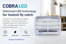 Brandenburg Genus Cobra - LED 230H - Catcher - Insect Light Trap - for Indoor/Outdoor Use, Bug Catcher for Commercial Kitchen, Warehouse & Restaurant