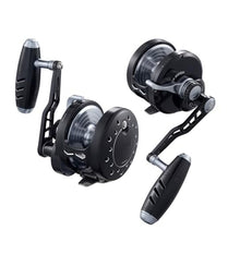 Black Hall Outfitters Maxel Rage Pro 90 BLG Silent Lever Dual Drag Reel Black / Light Gray