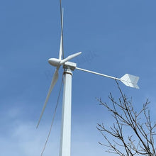 NINILADY 10000W 220v 380v Horizontal AXIS Wind Turbine 10KW Permanent Magnet Generator with On Grid Tie Inverter (380V Wind Turbine Only)