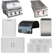 Blaze Prelude LBM 8-Piece 25-Inch Propane Outdoor Kitchen Package - BLZ-3LBM-LP-8PC-SC