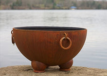 Fire Pit Art Nepal-MLS180-LP Fire Pit LP, Metal