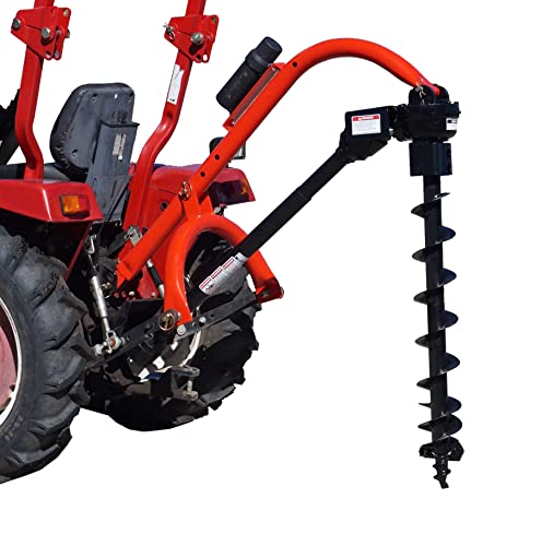 Tool Tuff Pole-Star 650 3-Point Post Hole Digger with 6" Auger