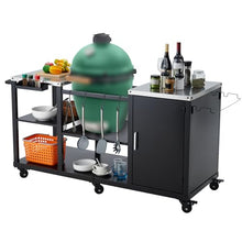 Heavy Duty Grill Cart for Big Green Egg Style BBQ