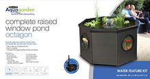 Aquagarden Complete Raised Window Pond Kit - Octagon Mocha