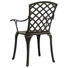 RJPLMFV 5 Piece Cast Aluminum Bistro Set Bronze