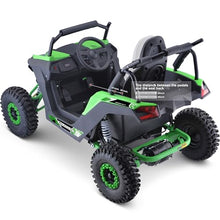 MotoTec Raider Kids UTV 48v 1200w Full Suspension Large Green