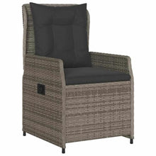 DYRJDJWIDHW Modern 5-Piece Grey Poly Rattan Garden Dining Set, Outdoor Patio Furniture with Table and 4 Chairs, All-Weather Wicker Bistro Set for Backyard, Balcony, Deck