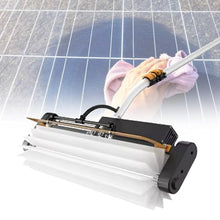 VNATWGOO Electric Solor Panel Cleaning Roller Brush, Automatic Water Supply Cleaning Tool, Photovoltaic Panel Cleaner, Dry Cleaning No Water Brush,Battery