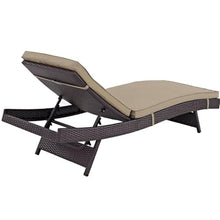 Pemberly Row Modern Rattan Outdoor Chaise, Espresso/Mocha Brown Finish, Set of 4, Water & UV Resistant with Machine-Washable Cushions, Aluminum Frame Patio Lounger for Backyard, Poolside or Deck Use