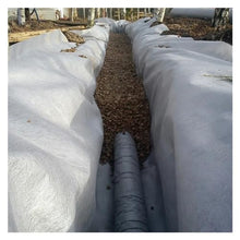 GEGEG 5oz Heavy Duty Non-Woven Geotextile Fabric Durable Weed Barrier for Driveway Stabilization and Erosion Control(White,1mx45m/3.3ftx147.6ft)