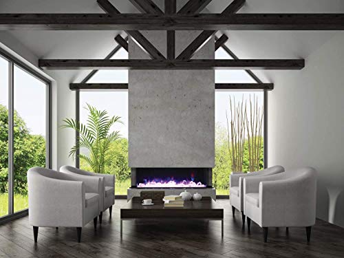 Amantii Stainless Steel Cover for 72" Slim or DEEP Fireplace Model PAN-COV-72