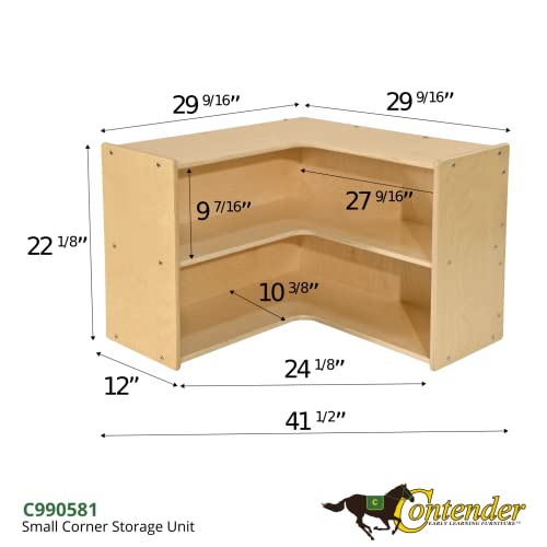 Contender Bookshelf with Storage Compartment GREENGUARD Gold Certified