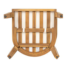 Christopher Knight Home Shika Acacia Wood Outdoor Dining Chair Set of 6 with Cushion, Solid Wood Patio Barrel Chair for Dining Table, Patio Dining Chair Set, Teak+Beige