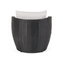 3-Piece Chat Set, Black Outdoor Conversation Set