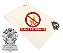 EZ Travel Collection 40' X 60' White Fire Retardant Heavy Duty Canopy Shade Poly Tarp White