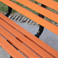 Sunyongfly Park Bench,Outdoor Garden Bench,Wooden seat,Double Outdoor Bench with backrest, for Squares, Parks, and Residential Areas(Size:120X53X70cm)