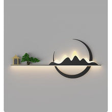 HEAIQI Outdoor Wall Light Chinese Style Outdoor Villa Garden Wall Decorative Lamp, Solar Terrace Courtyard Exterior Outdoor Night Light