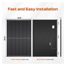 4000 Watt 24 Volt Monocrystalline Solar Panel 4000W Solar Kit Best Panel for Grid-Tie and Off-Grid, 10-Pack(410W 8-Pack)