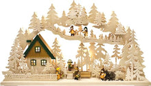 Ratags 3D Candle Arch Forest Walker in the Clearing with LED Lighting USB Length 72 cm / 28 inch by Ratags Crafts