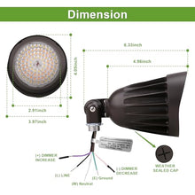 25W LED Bullet Spotlight Flood Light, 3500LM, 3CCT Selectable