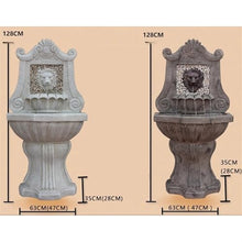 GLigeT Tabletop Fountain Lion Head Flower Circulation Water Outdoor Floor Water Feature, Garden Living Room Pool Water Feature Decoration Tabletop Water Fountain (Color : B)