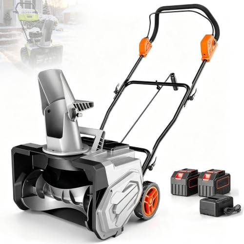 40V Battery Snow Blower Kit with Dual Rechargeable Cells