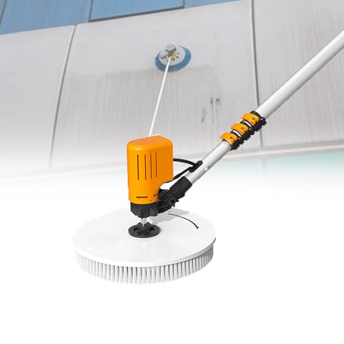 iumLeap Automatic Water Supply Cleaning Machine, Electric Solar Panel Rotating Brush, Window Glass Cleaning Tool,for Commercial and Home Use(Use-5.5m)