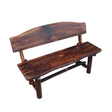 ERoomQ Wooden Garden Bench,Wooden Benches Outdoor, Terrace Balcony Lounging Chair,2 Seater Garden Chair,Outdoor Indoor Patio Wooden Seating Furniture (150cm)