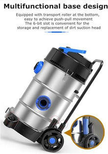 WZUOPG Swimming Pool Automatic Vacuum Cleaner, Swimming Pool Underwater Vacuum Cleaner with Suction Head and Sewage Pipe, Septic Tank Bottom Cleaning Equipment