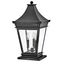 Hinkley Chapel Hill Large Pier Mount Lantern, Museum Black