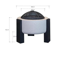Fire Pit Dormitory Balcony Fire Pits Coffee Shop Winter Heaters Indoor Household Barbecue Heating Stove Outdoor Courtyard Villa