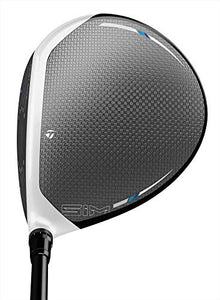 TaylorMade SIM Driver, Mitsubishi Diamana S Limited 60 Shaft, 10.5 Degree Loft, Left Hand, Regular Flex Black/Titanium/Blue
