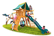 Best in Backyards Extreme Swing Set Jungle Gym Green & Yellow Components