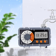 Digital Water Timer Electronic Solenoid Valve Irrigation Controller with Rain Delay for Auto/Manual Garden Watering Water Timer (Color : D) (E)