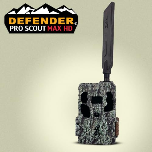 Browning Trail Camera Defender Pro Scout Max HD Cellular Bundle with 32GB Memory Card and USB Reader